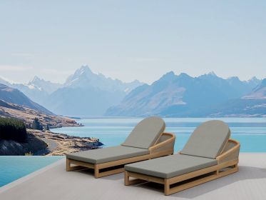 2-PC CATANIA SUN LOUNGER SET