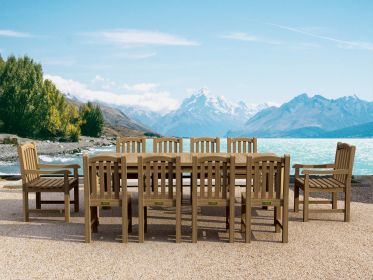 11-PC CHELSEA RECTANGULAR DINING TABLE SET